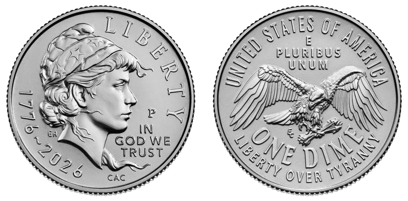 Semiquincentennial Circulating Coins 2026 series coin