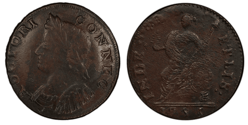 Post-1776 States Coinage (1776-1788) series coin