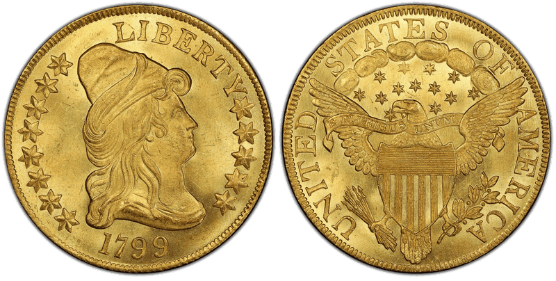 1799 Capped Bust to Right Eagle