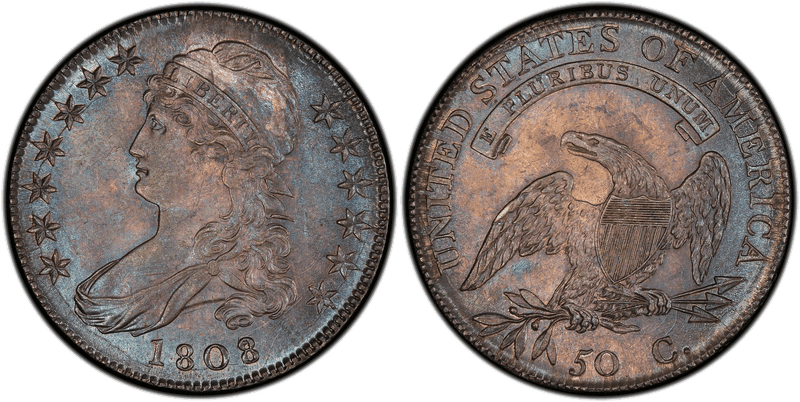 1808 Capped Bust Half Dollar