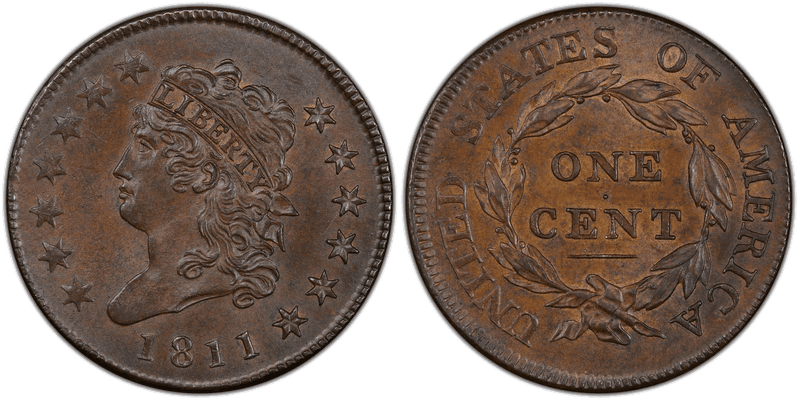 1811 Classic Head Cent