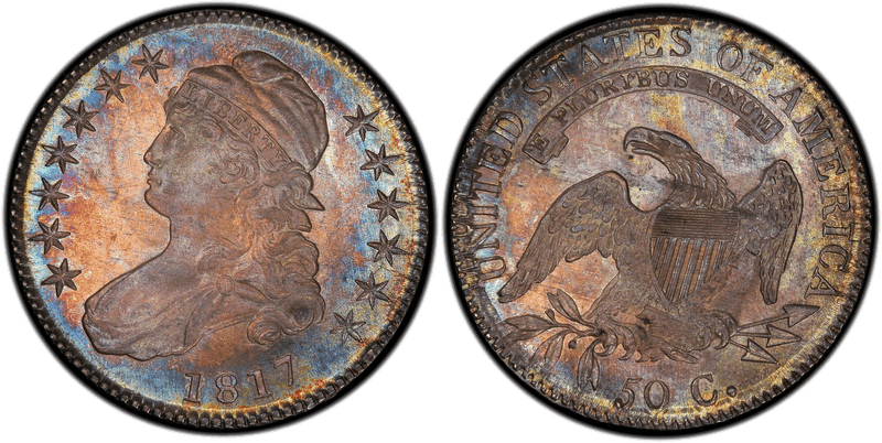 1817 Capped Bust Half Dollar