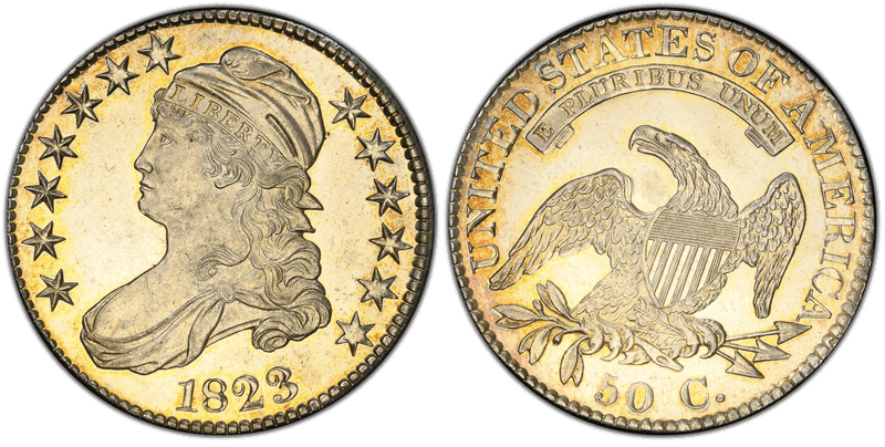 1823 Capped Bust Half Dollar