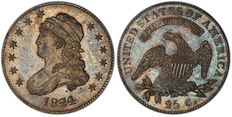 1824 Capped Bust Quarter