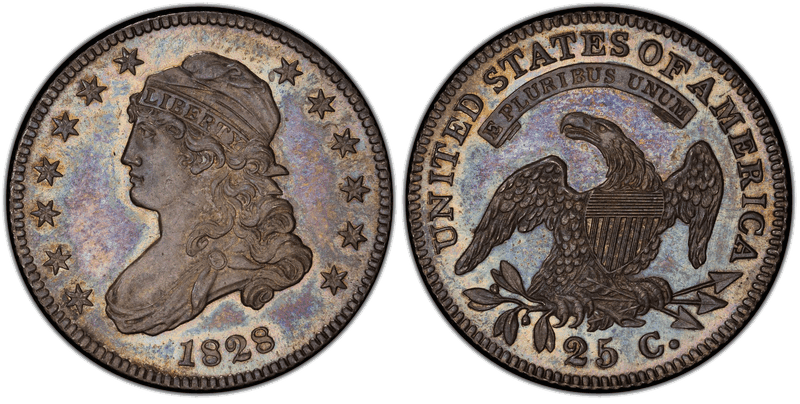 1828 Capped Bust Quarter