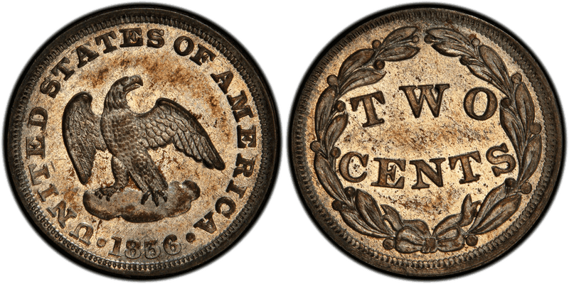 1836 Proof Two Cent Pattern - J-56a