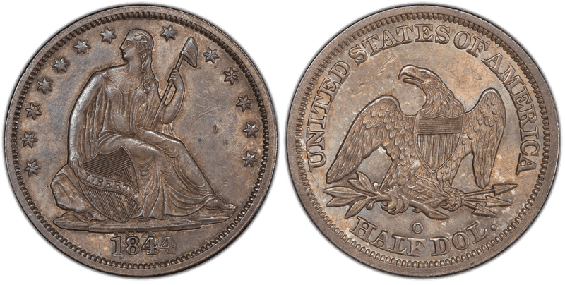 1844 Seated Liberty Half Dollar