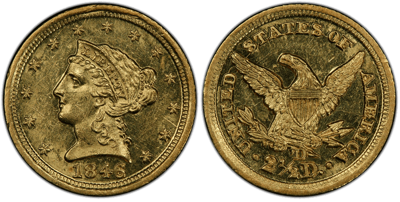 1846 (D) Liberty Head Quarter Eagle