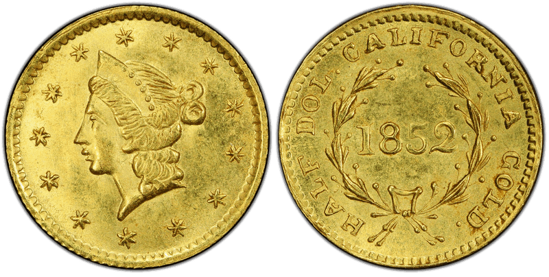 Half Dollar Round, Period 1 (BG-401 to BG-436)