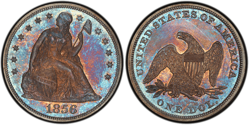 1856 Seated Liberty Dollar