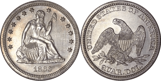 1866 Quarter Patterns