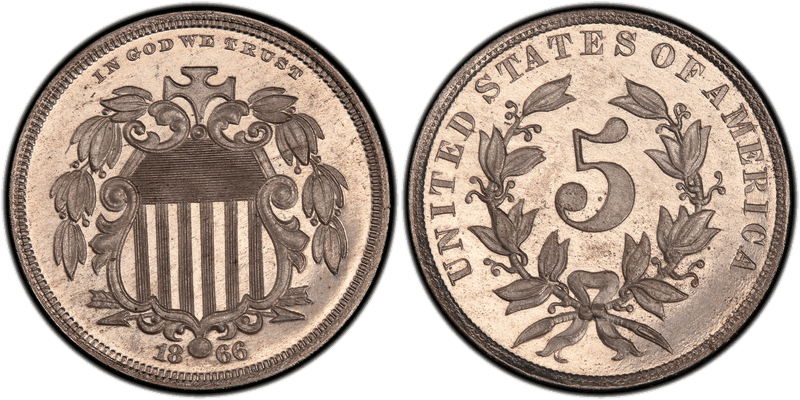1866 Proof Nickel Pattern - J-489