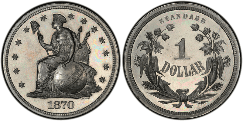 1870 Proof Dollar Pattern - J-1013