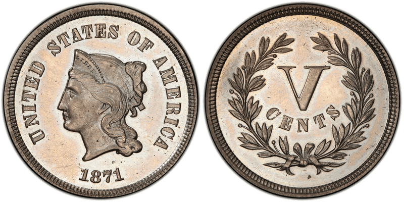 1871 Nickel Patterns