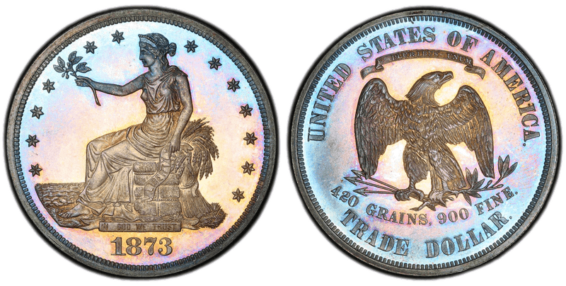 Trade Dollars 1873-1885 series coin
