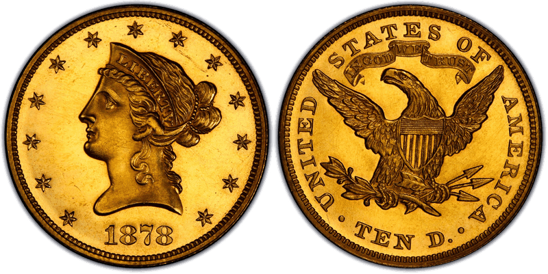 1878 Proof Liberty Head Eagle