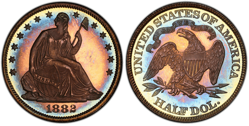 1882 Seated Liberty Half Dollar