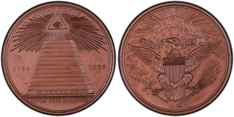 1882 Medal Great Seal Centennial