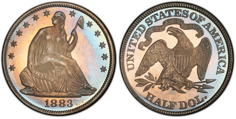 1883 Seated Liberty Half Dollar