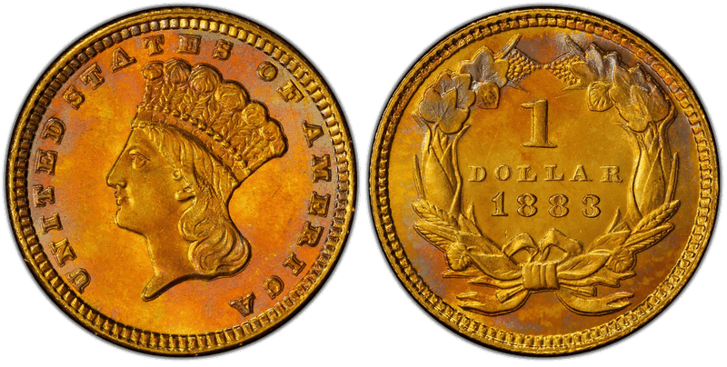 1883 Liberty Gold Dollar