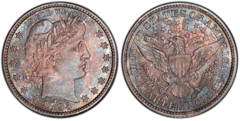 1893 (S) Barber Quarter