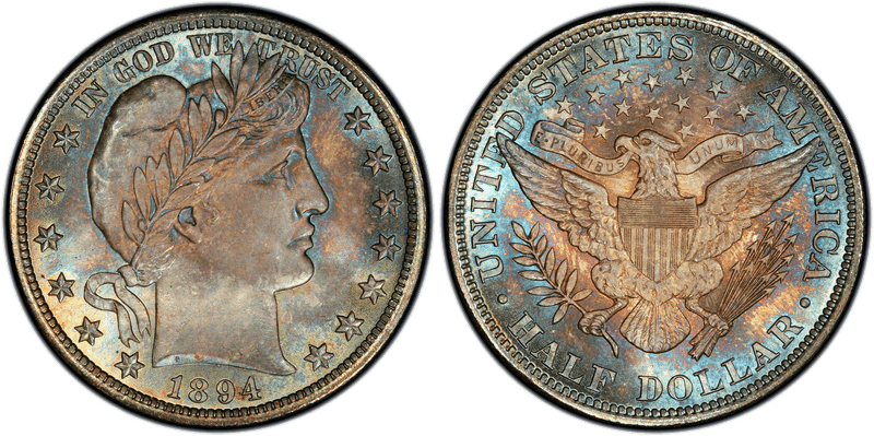 1894 Proof Barber Half Dollar