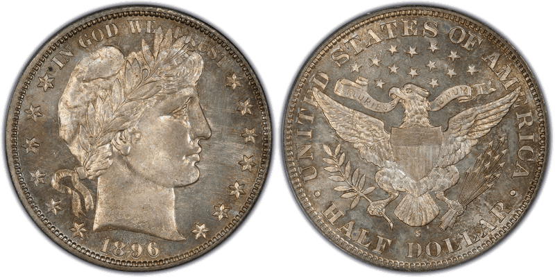 1896 (S) Barber Half Dollar