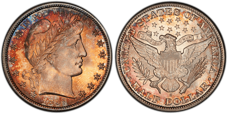 1899 (S) Barber Half Dollar