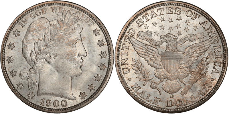 1900 Barber Half Dollar