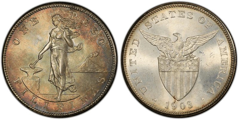 Philippines Peso 1903-1945 series coin