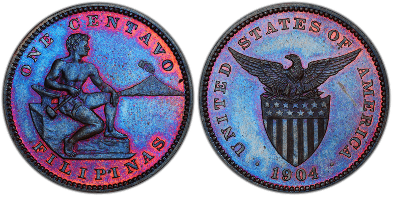 1904 Proof Philippine Centavo
