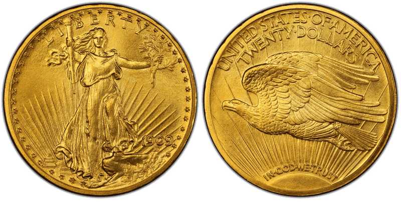 1909 Proof St. Gaudens Double Eagle
