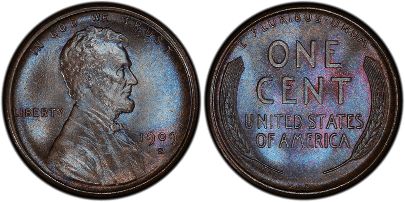 1909 (S) Lincoln Wheat Cent - VDB