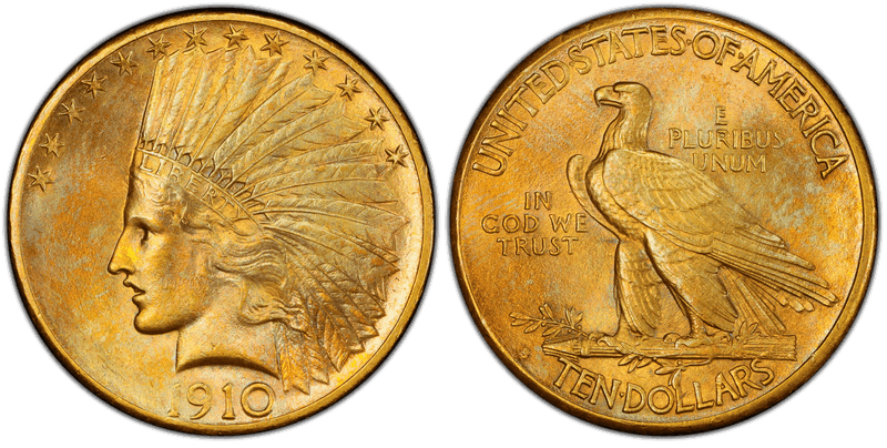 1910 (S) Indian Head Eagle