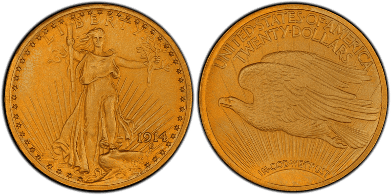 1914 Proof St. Gaudens Double Eagle