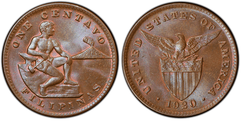 1920 Philippine Centavo