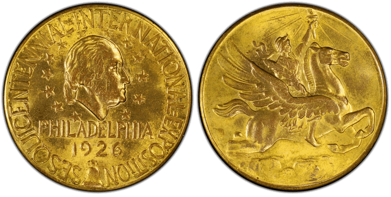 1926 So-Called Dollar HK-455, Connecticut Dollar