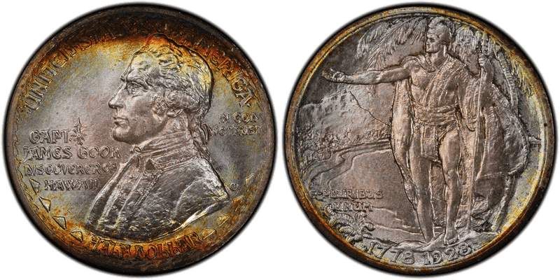 1928 Hawaiian Sesquicentennial Commemorative Half Dollar