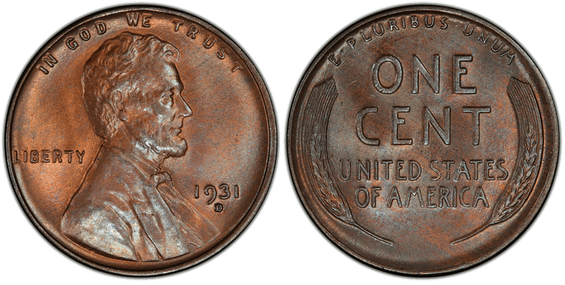 1931 Lincoln Wheat Cent