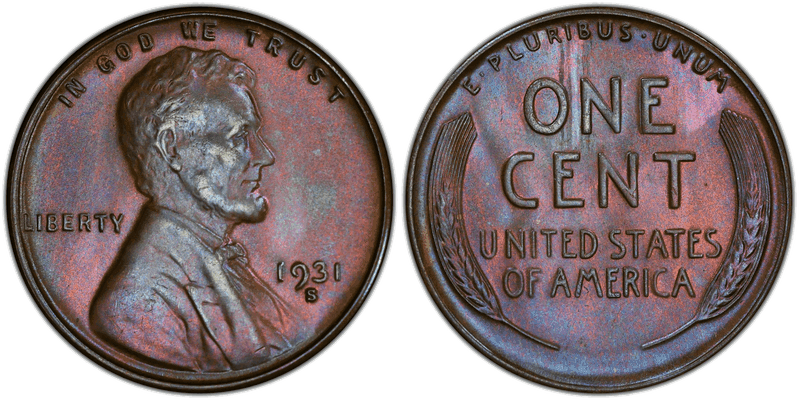 1931 (S) Lincoln Wheat Cent