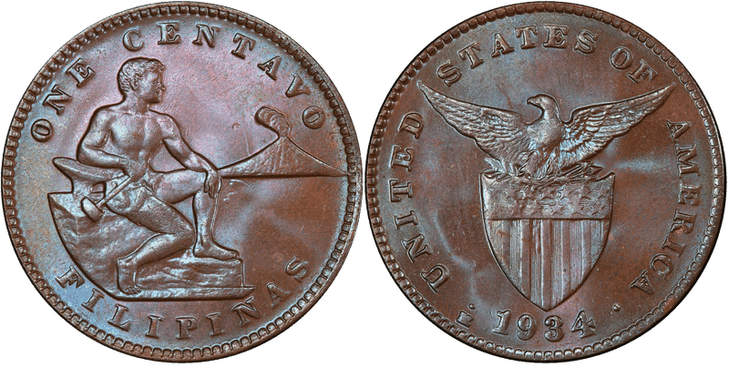 1934 Philippine Centavo