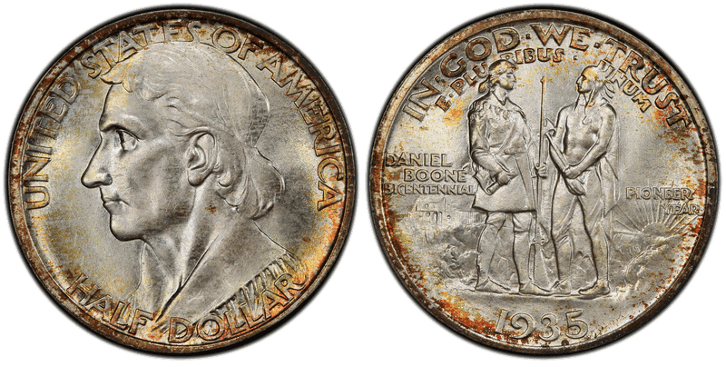 1935 Boone Half Dollar