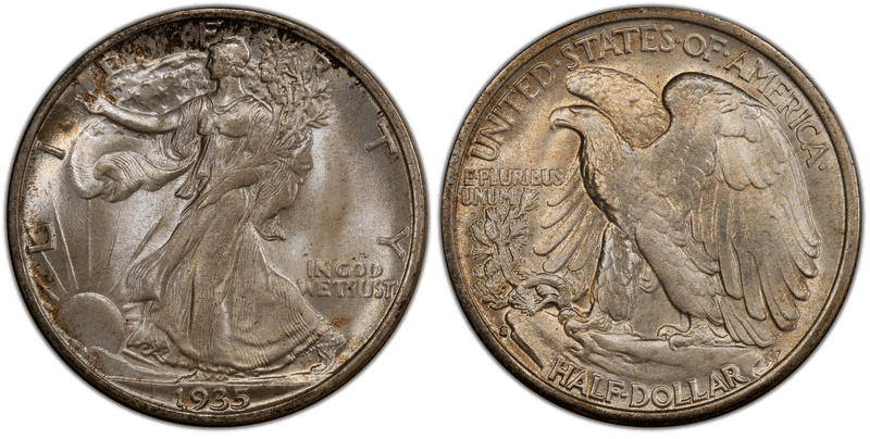 1935 (S) Walking Liberty Half Dollar