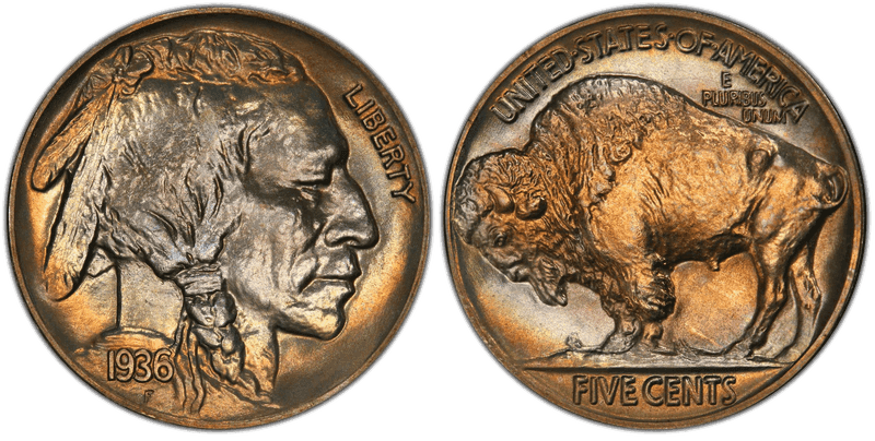 1936 Proof Buffalo Nickel - Satin