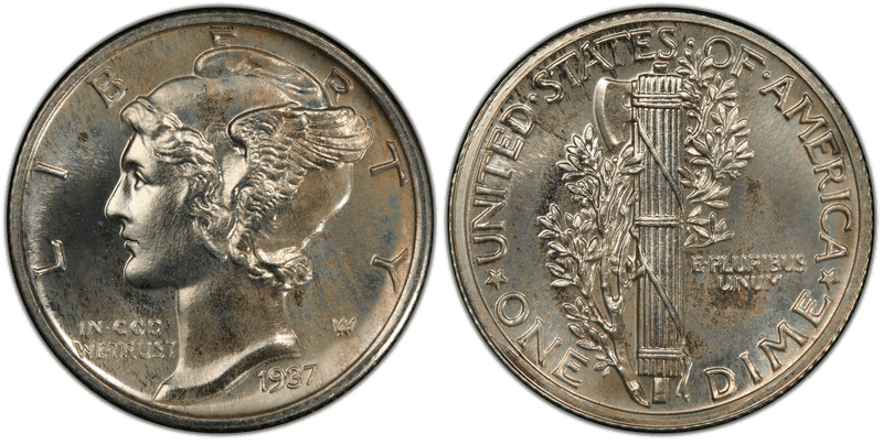 1937 Proof Mercury Dime
