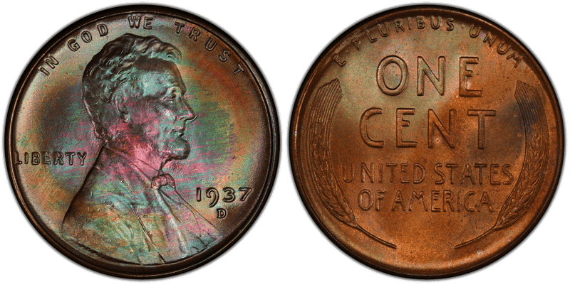 1937 Lincoln Wheat Cent
