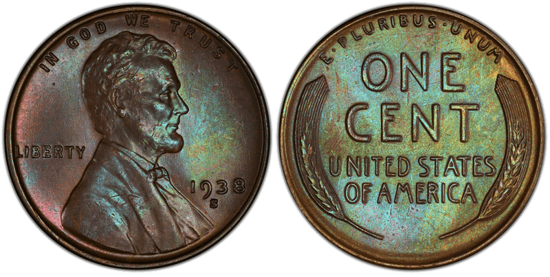 1938 (S) Lincoln Wheat Cent