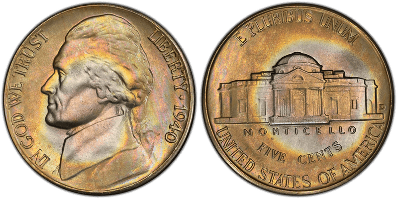 1940 Jefferson Nickel