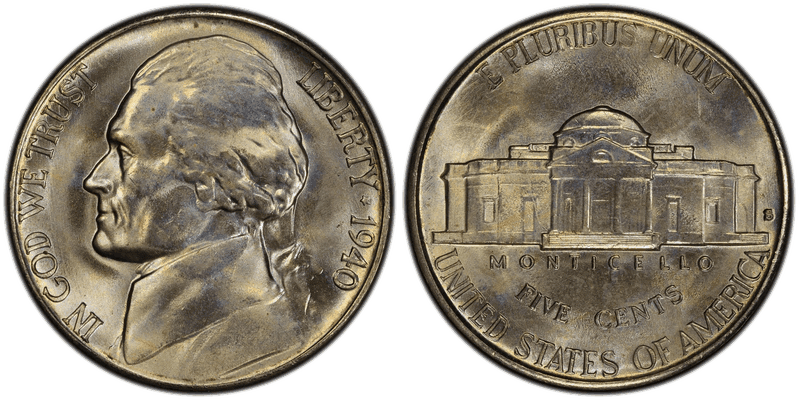 1940 (S) Jefferson Nickel