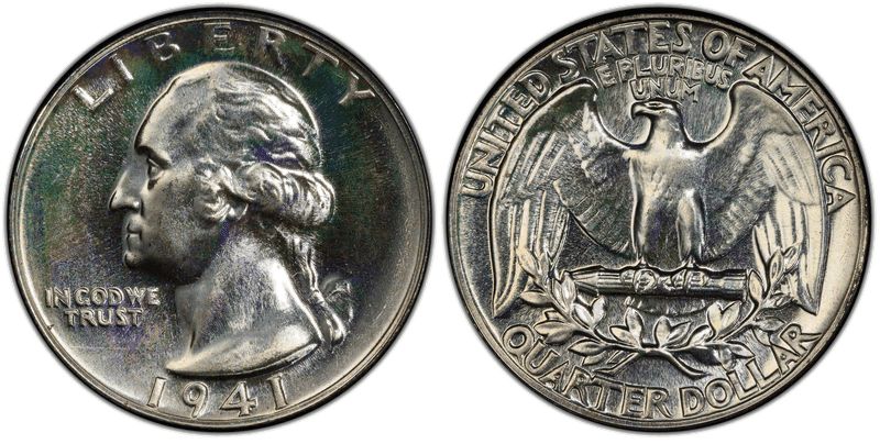 1941 Proof Washington Quarter